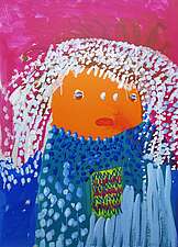 FATOU JASSY TOUREY, 105x75cm, Acryl auf Karton, 2020 FATOU JASSY TOUREY, 105x75cm, Acryl auf Karton, 2020