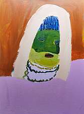 FATOU JASSY TOUREY, 105x75cm, Acryl auf Karton, 2020 FATOU JASSY TOUREY, 105x75cm, Acryl auf Karton, 2020