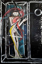 JULIA COLLET „Saint Entropy“ (Acryl auf Leinwand), 115x74cm